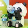 Wholesale of Yugao P1140-43 Panda building Block toys, children's building models, educational and educational gifts details Picture